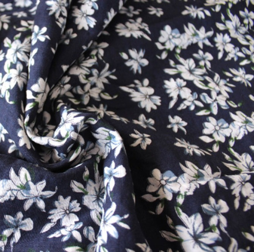  Ткань Поплин-жатка ПРИНТ арт. 2112 цв. 19  ТриКатушки