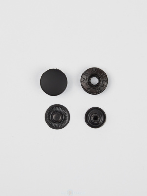  Кнопка 15мм Альфа SOFT TOUCH сталь цв. Оксид , (уп 720шт)NS  ТриКатушки