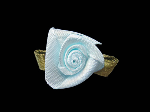  021 F пришивной элемент (упаковка 100 штук) голубой  ТриКатушки