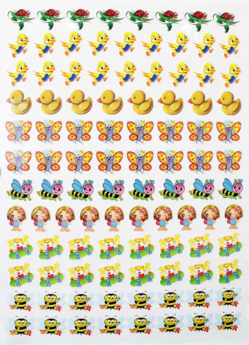  Термотрансфер аппликация 45см*60см HS1211W25453-100 (лист 100 штук)  ТриКатушки