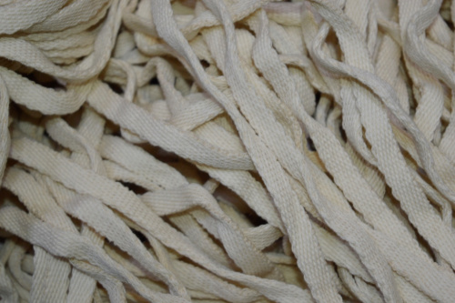  Шнур плоский ХБ 15мм (упак.100 м.) цв.суровый  ТриКатушки