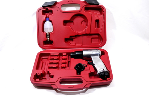  Пистолет для гвоздей под обтяжку пуговиц (в пластиковом кейсе)  ТриКатушки