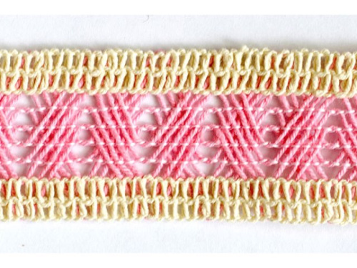  101- 2KJ тесьма декоративная ширина 35мм (упаковка 20 ярдов = 18,3 метра)  ТриКатушки