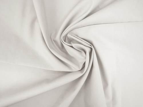  Ткань 2092 Поплин плательный цв. 000 белый  ТриКатушки