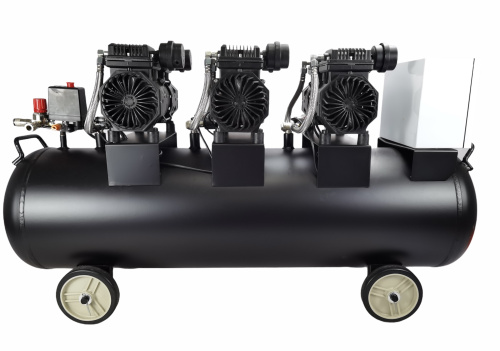  Бесшумный компрессор 120 л PG-2800*2 ПРОФ. СЕРИЯ  ТриКатушки