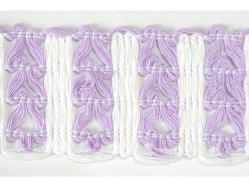  610- 7KJ тесьма декоративная ширина 50мм (упаковка 20 ярдов = 18,3 метра)  ТриКатушки