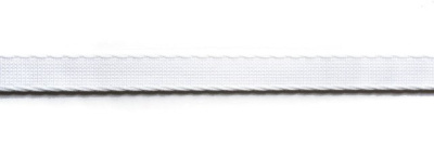 Тесьма тканная под каркас 10мм цв.белый (упаковка 100 метров)