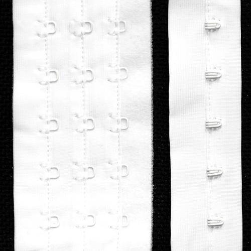  Крючки на ленте 3 ряда ширина 50мм белый (упаковка 50ярдов = 45,7метров)  ТриКатушки