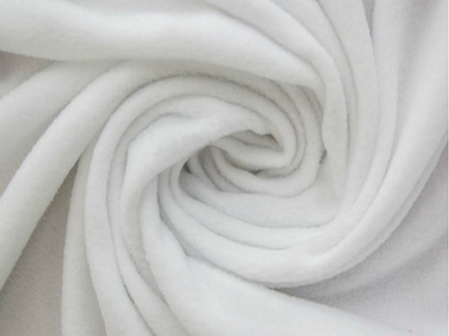  Ткань Флис (100 Пэ, 180гр/м2, ш.1,5м) Цв. Белый  ТриКатушки