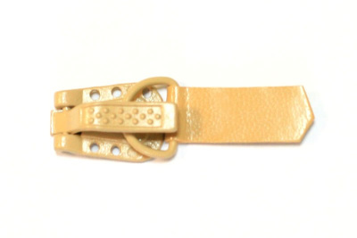  Крючок шубный кожзам "МН" S-892 бежевый (упаковка 200 штук)  ТриКатушки