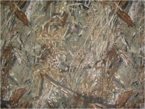  Ткань Т/С ТВИЛ 210-220г/м2 ОХОТА ш.150+-2 см. 65ПЭ/35ХЛ ВО C77-1 Кусты  ТриКатушки