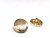  Шляпка плоская к кнопке литая 15 мм Premium (Нержавеющие) цв.Золото (уп.10/100 шт)  ТриКатушки