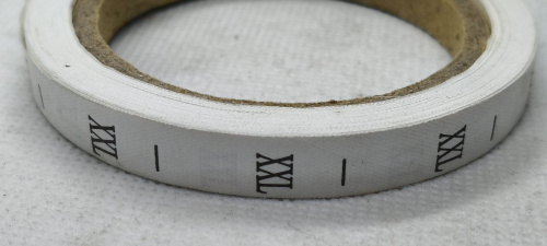  Размерник цв. белый XXL (рул. 1000шт.)  ТриКатушки