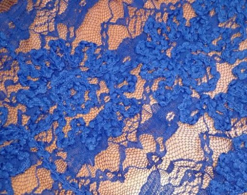  Гипюр кружево 5010 ш.150см.,пл.130г/м., №706 синий  ТриКатушки