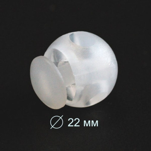  3130 прозрачный Фиксатор пластик (упаковка 200 штук)  ТриКатушки