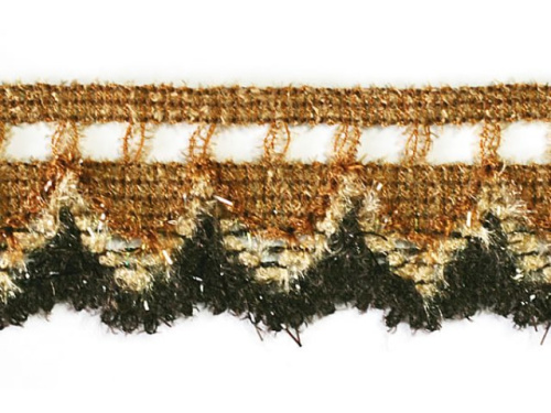  020-20KJ тесьма декоративная ширина 35мм (упаковка 20 ярдов = 18,3 метра)  ТриКатушки