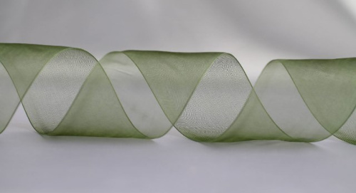  1050 Лента органза 25мм (намотка 50 ярдов = 45 метров)  ТриКатушки