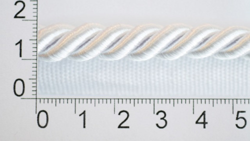  А-08-А1 (кант витой 08мм цв.белый.) уп.25м  ТриКатушки