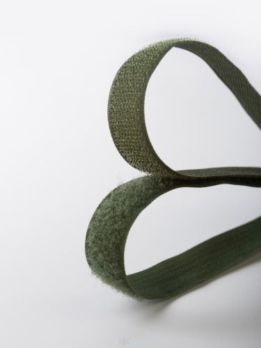  Лента-липучка велькро пришивная 25 мм цв.1422 Хаки (уп. 25 м.)  ТриКатушки