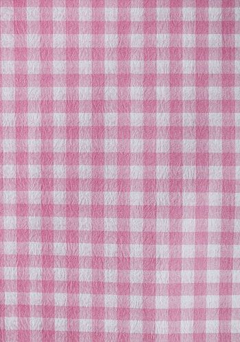  Бумага упаковочная "клетка" в листах, 60*60см, упаковка 20 листов, цвет розовый  ТриКатушки