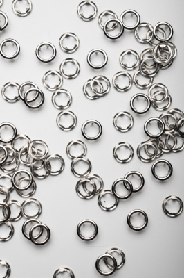  Кнопка 9,5мм рубашечная (кольцо) цв. Никель уп.1440шт DNK  ТриКатушки