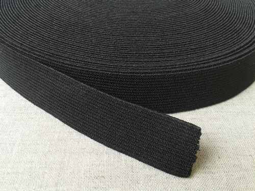  Резинка 35 мм черная (рул 40м/кор. 1440 м)  ТриКатушки