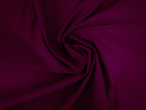  Ткань 2092 Поплин плательный цв. 110 бордовый  ТриКатушки
