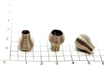 Наконечник пружинка 10шт никель (2)