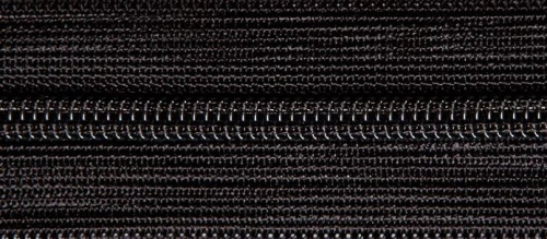  Молния спиральная(Витая) Т3 20 см  №322 черный ( уп.100 шт.)  ТриКатушки