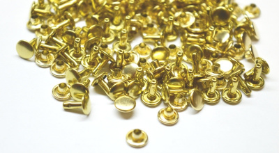  Хольнитен двухсторонний №33,5 (9 мм),(Нержавеющие ), Цв. Золото (уп.2000 шт) NEW STAR  ТриКатушки