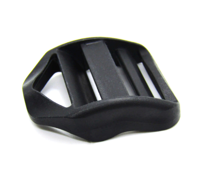 Пряжка трехщелевая (крыло) WH-25 мм цв Черный (уп.10шт)