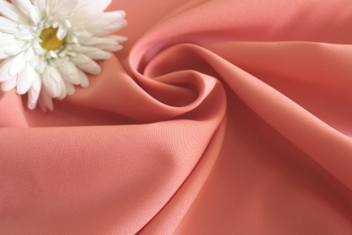  Ткань Габардин стрейч арт.1000 ,ш.150см., 270 гр/мп., №424 цв. персиковый  ТриКатушки