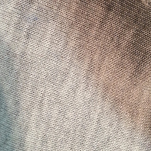  Ткань Футер 3-ех ниточный с начесом  пл.350 гр/м2,цв.серый меланж  ТриКатушки