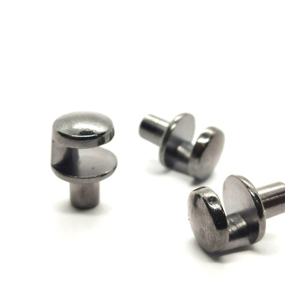  Крючок обувной литьё арт.51254 (уп.20шт.) цв.Черный никель "Proknopka"  ТриКатушки