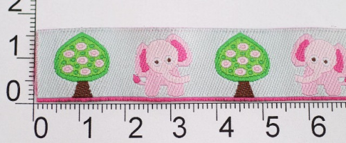  046 Тесьма жаккард 17мм (намотка 9,5 метров)  ТриКатушки