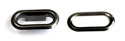  Люверсы овальные 20-5 мм блэк Никель (уп. 1000 штук)  ТриКатушки