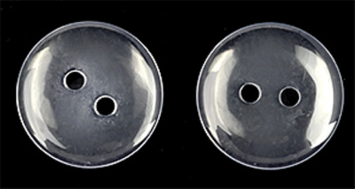 Пуговицы пластик CY 3234 28L-18мм,2 прок.цв.Прозрачный(уп.1000 шт)