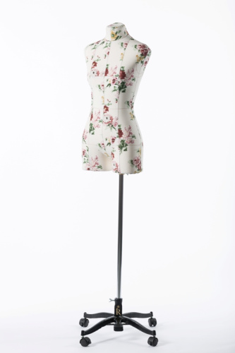  Портновский манекен Monica, Женский, р.42, цв. Цветы, на подставке "Милан"  ТриКатушки