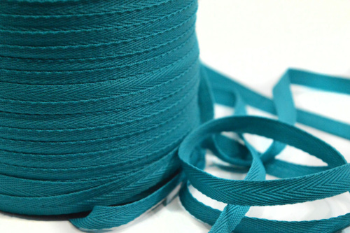  Лента киперная 10 мм. 100% п/э цв. 259/250 м Бирюзовы  ТриКатушки