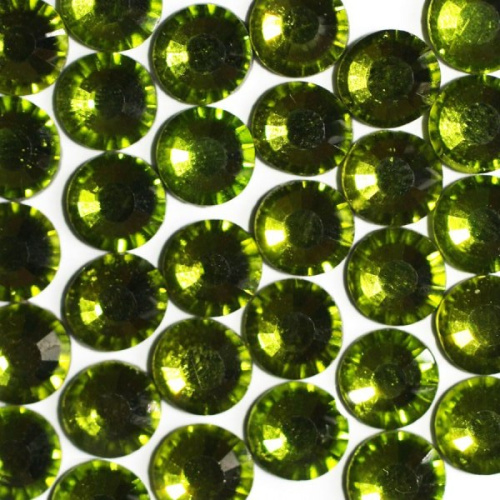  Стразы термоклеевые SS-20, D=4,6-4,9мм (упаковка 720 штук) цв.9010 OLIVINE  ТриКатушки
