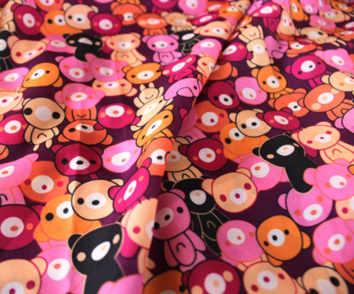  Ткань 2113 Шёлк искуственный ПРИНТ № 7  ТриКатушки