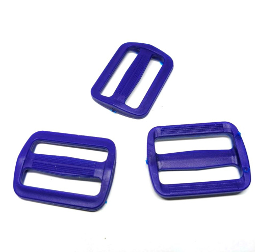  Пряжка двухщелевая ДЩ-30 мм цв.Фиолетовый (уп.10/100 шт) ПП  ТриКатушки