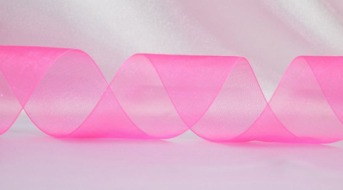  1015 Лента органза 12мм (намотка 50 ярдов = 45 метров)  ТриКатушки