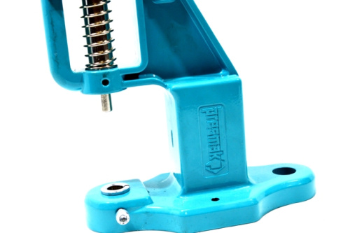  Пресс PRESMAK ТЕР-2 (T-101) NEW для установки фурнитуры универсальный цв.БИРЮЗОВЫЙ (УЦЕНКА)  ТриКатушки