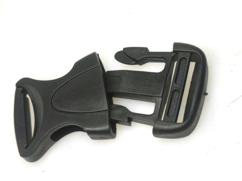  Фастекс (защелка трезубец) Ф130 (МУСКУЛ) ш.30 мм ПП цв.Черный (уп.10/100 шт.)  ТриКатушки