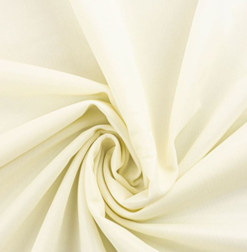  Ткань подкладочная трикотажная 75 гр./м. ш.150см. (рул.100м.) цв.Молочный  ТриКатушки