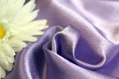  Ткань 2000 Крепсатин, ш.150см., №304 сиреневый  ТриКатушки