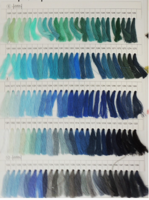 Карта цветов ниток EURON №1 А,С на нитки универс.,армир.2