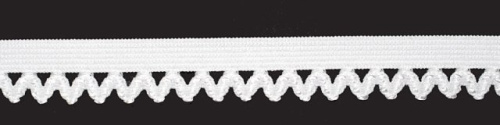  5411 белый резинка бельевая 13мм (намотка 144 ярда = 131,7 метра)  ТриКатушки