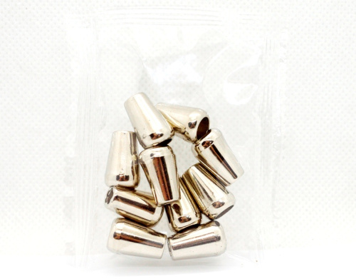  Наконечник для шнура (Колокольчик) СУ 1155 цв.Никель (уп.50/1000шт)  ТриКатушки